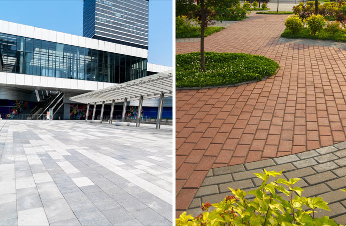 commercial and residential block paving.